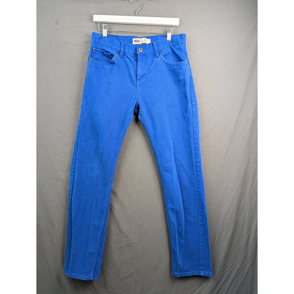 Levis 511 Slim Fit Boys Blue‎ Denim Jeans Size 20 Reg W30 L30 4174
